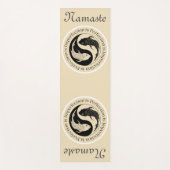 Yin Yang Dutch White Workout, Pilates und Yogamatte (Vorderseite)