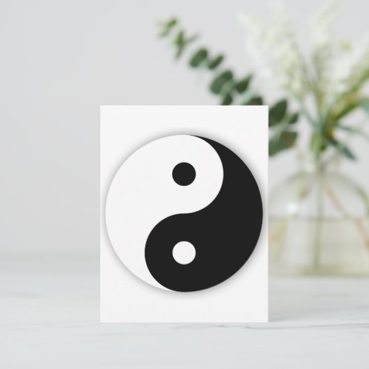 Yin Yang Einladungen (Stehend Vorderseite)