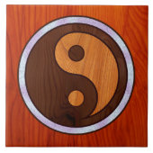 Yin-Yang Einlegearbeit Fliese (Vorderseite)