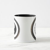 Yin Yang Emblem-Schale Tasse (Zentrum)