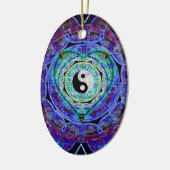 Yin Yang Energie-Fluss Keramikornament (Links)