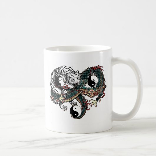 Yin Yang Entwurf Kaffeetasse (Rechts)