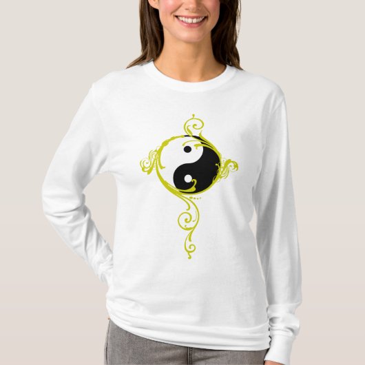 Yin Yang Entwurfs-T - Shirt (Vorderseite)