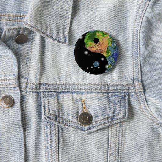 Yin Yang Erde Button (Beispiel)