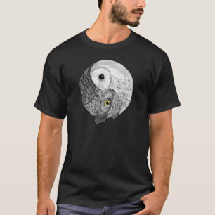 Yin Yang Eulen T-Shirt