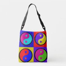 Yin Yang farbenfrohe Tasche