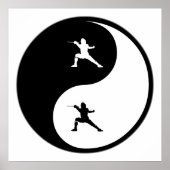 Yin Yang Fencing Poster (Vorne)