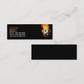 Yin Yang - Feuerversicherungskarte Mini Visitenkarte (Vorne/Hinten)