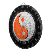 Yin Yang Fire and Ice Fantasy Dartboard Dartscheibe (Vorderseite rechts)