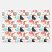 Yin Yang Fisch Geschenkpapier Set (Vorderseite)