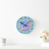 Yin Yang Fisch  Runde Wanduhr (Zuhause)