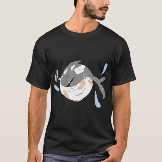 Yin Yang Fisch T-Shirt (Vorderseite)