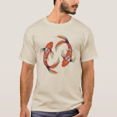 Yin Yang Fisch. T-Shirt (Vorderseite)