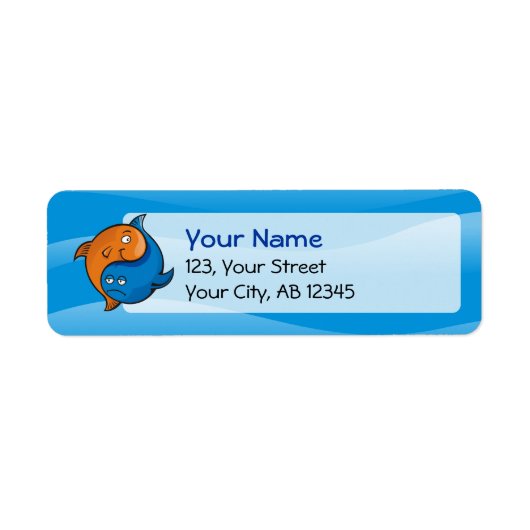 Yin Yang Fish Cartoon (Vorne)