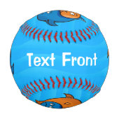 Yin Yang Fish Cartoon Baseball (Vorderseite)