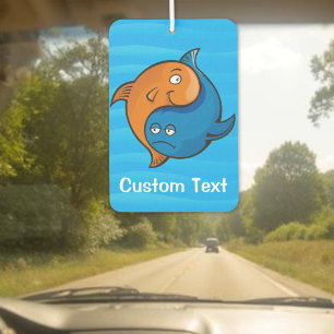 Yin Yang Fish Cartoon Car Air Freshener Autolufterfrischer