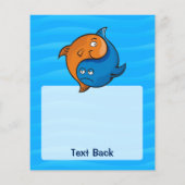 Yin Yang Fish Cartoon Flyer (Hinten)