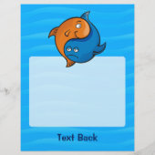 Yin Yang Fish Cartoon Flyer (Hinten)