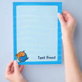 Yin Yang Fish Cartoon Flyer (Hand)