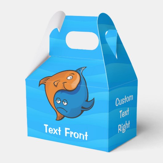 Yin Yang Fish Cartoon Geschenkschachtel (Vorderseite)