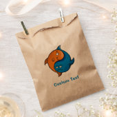 Yin Yang Fish Cartoon Geschenktütchen (Ausgeschnitten)