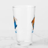 Yin Yang Fish Cartoon Glas (Links)