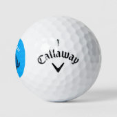 Yin Yang Fish Cartoon Golfball (Logo)