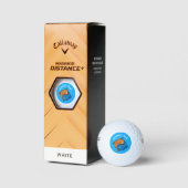 Yin Yang Fish Cartoon Golfball (Verpackungen)