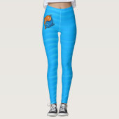 Yin Yang Fish Cartoon Leggings (Vorderseite)