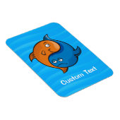 Yin Yang Fish Cartoon Magnet (Rechte Seite)