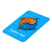 Yin Yang Fish Cartoon Magnet (Linke Seite)