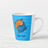 Yin Yang Fish Cartoon Milchtasse (Rechts)