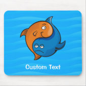 Yin Yang Fish Cartoon Mousepad (Vorne)