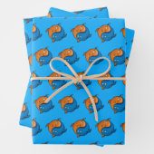 Yin Yang Fish Cartoon Pattern Geschenkpapier Set (Beispiel)