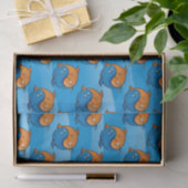 Yin Yang Fish Cartoon Seidenpapier (Geschenk)