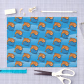 Yin Yang Fish Cartoon Seidenpapier (Handwerk)