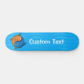 Yin Yang Fish Cartoon Skateboard (Horizontal)