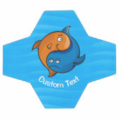 Yin Yang Fish Cartoon Soccer Ball (Flach)