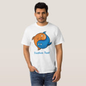 Yin Yang Fish Cartoon T-Shirt (Vorne ganz)