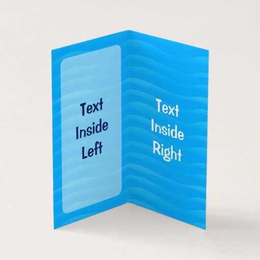 Yin Yang Fish Cartoon Vertikal Visitenkarten (Innenseite)