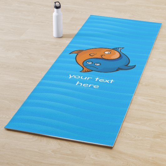Yin Yang Fish Cartoon Yogamatte (Beispiel)