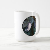 Yin Yang Fish Foto Kaffee Tasse (VorderseiteRechts)