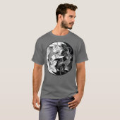 Yin Yang Fish Koi Fish T-Shirt (Vorne ganz)