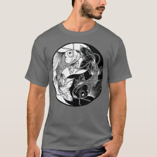 Yin Yang Fish Koi Fish T-Shirt
