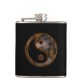 Yin Yang Flachmann (Vorderseite)