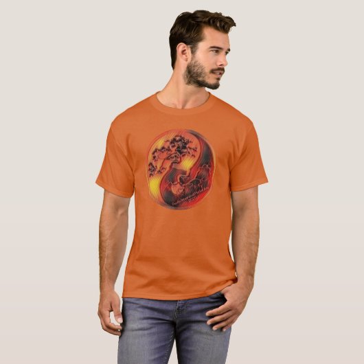 Yin-Yang-Flamme 2020 T-Shirt (Vorne ganz)