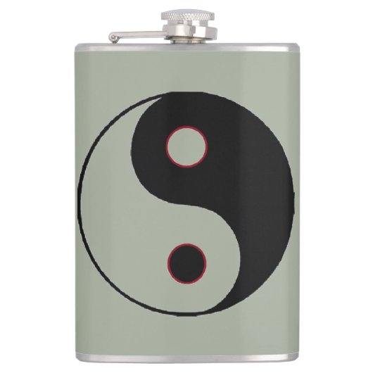 Yin Yang Flask Flachmann (Vorderseite)