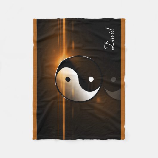 Yin Yang Fleece-Decke Fleecedecke (Vorderseite)