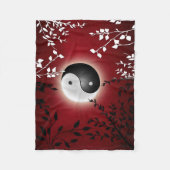 Yin Yang Fleece-Decke Fleecedecke (Vorderseite)