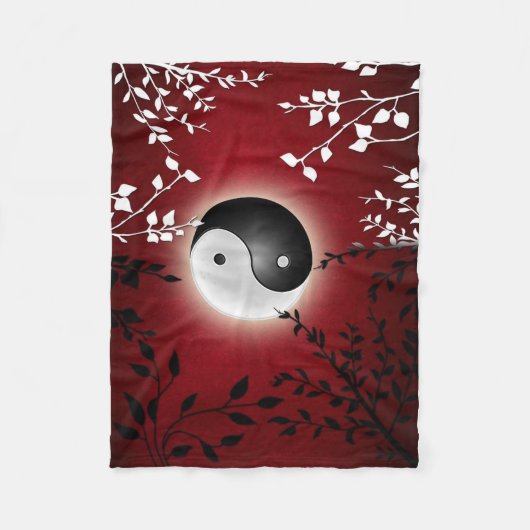 Yin Yang Fleece-Decke Fleecedecke (Vorderseite)